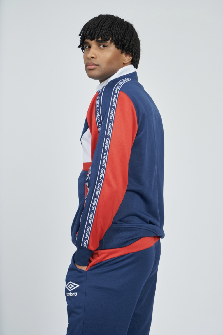 Tracksuit Umbro Kanchenjunga Nay / Branco / Rede