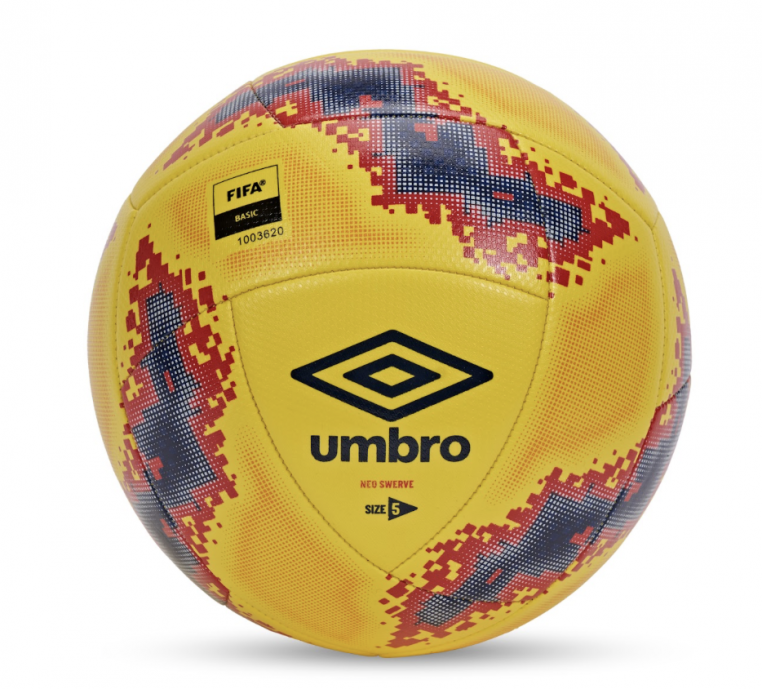 Balón de Fútbol Umbro Neo Swerve Match FB Yellow / Estate Blue / Red