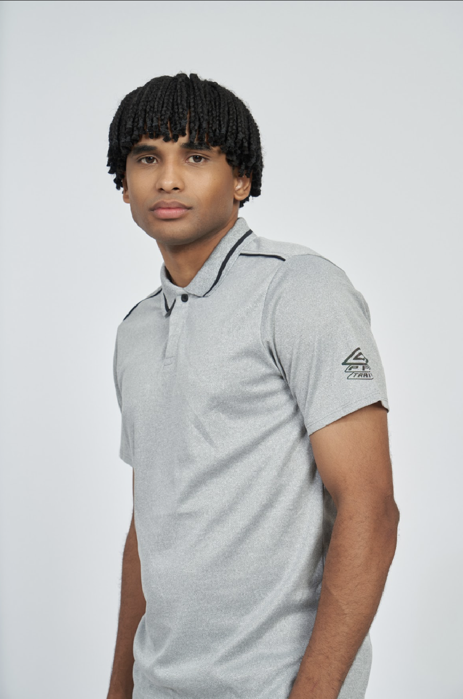 Umbro Pro Training Active Polo Gray Marl / Black