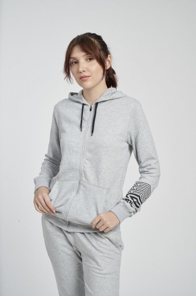 UMBRO FW TERRACE ZIP HOODIEGREY MARL...