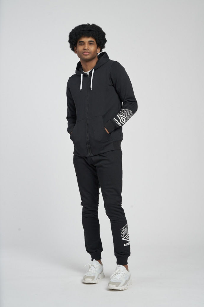 UMBRO FW TERRACE ZIP HOODIE BLACK JACKET