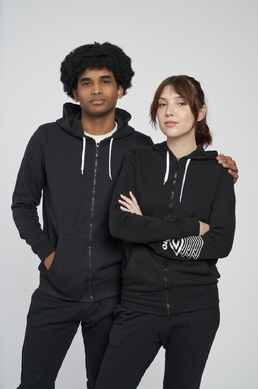 UMBRO FW TERRACE ZIP HOODIE BLACK JACKET