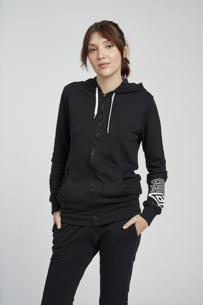 UMBRO FW TERRACE ZIP HOODIE BLACK JACKET