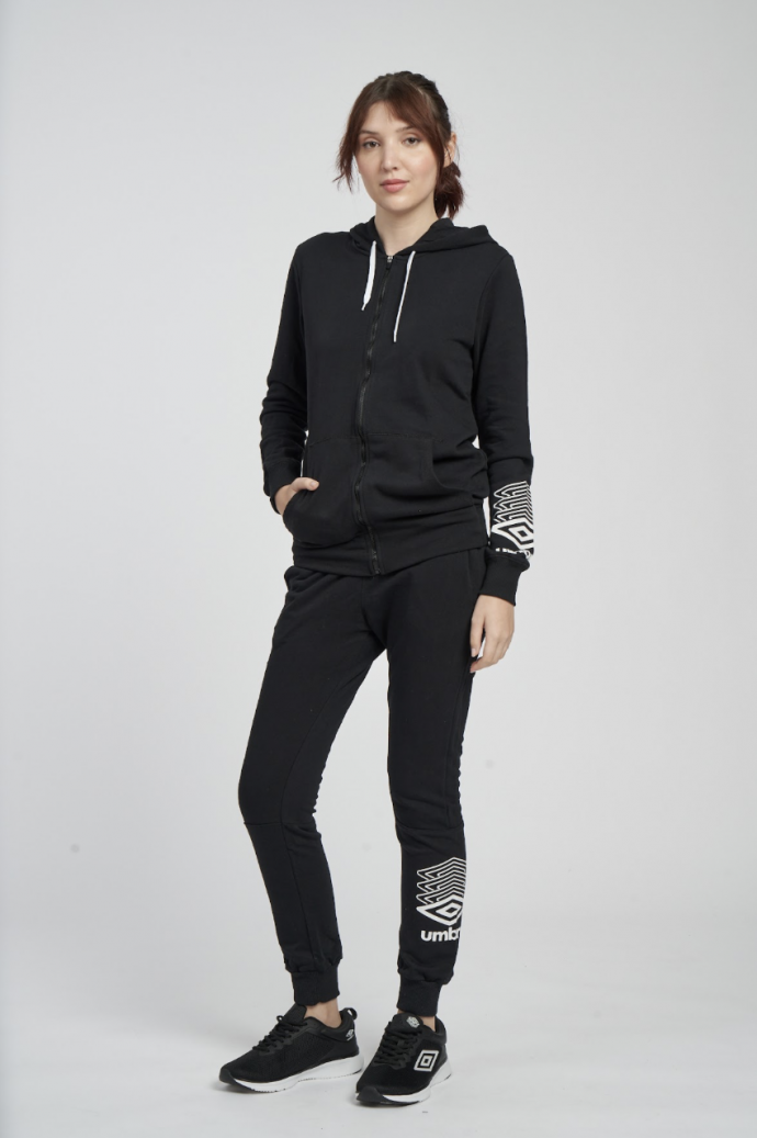 UMBRO FW TERRACE ZIP HOODIE BLACK JACKET