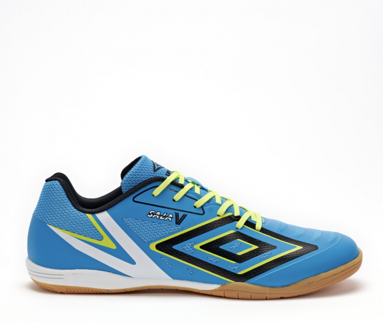 Zapatilla De Fútbol Sala Umbro V Atomic Blue / Black / Safety Yellow / White