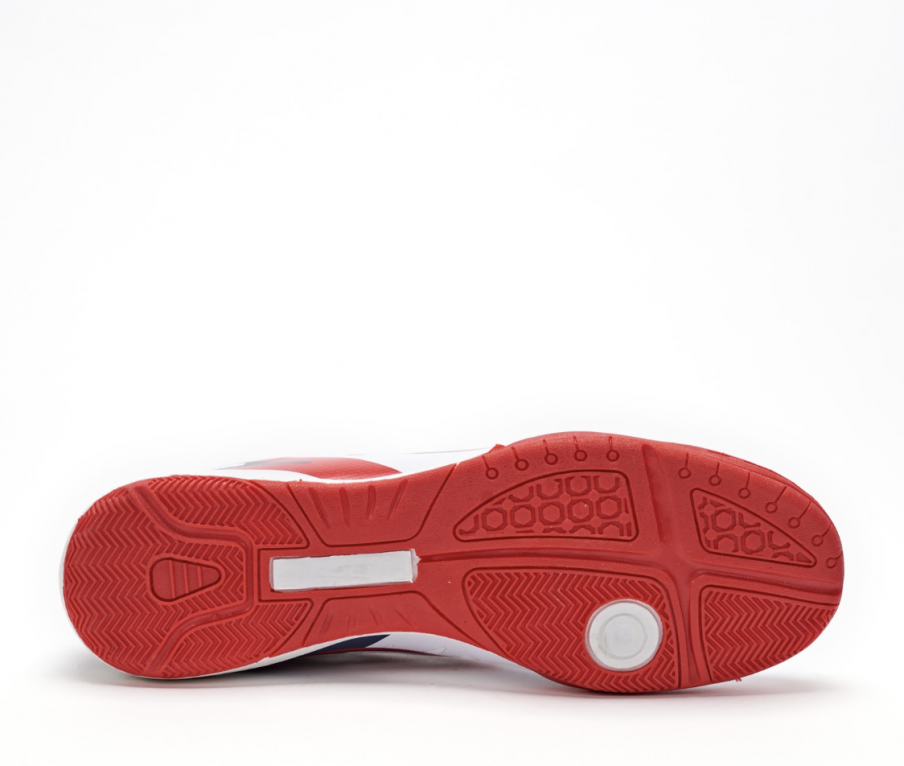 Zapatilla De Fútbol Sala Umbro V White / Estate Blue / Rococco Red / New Claret