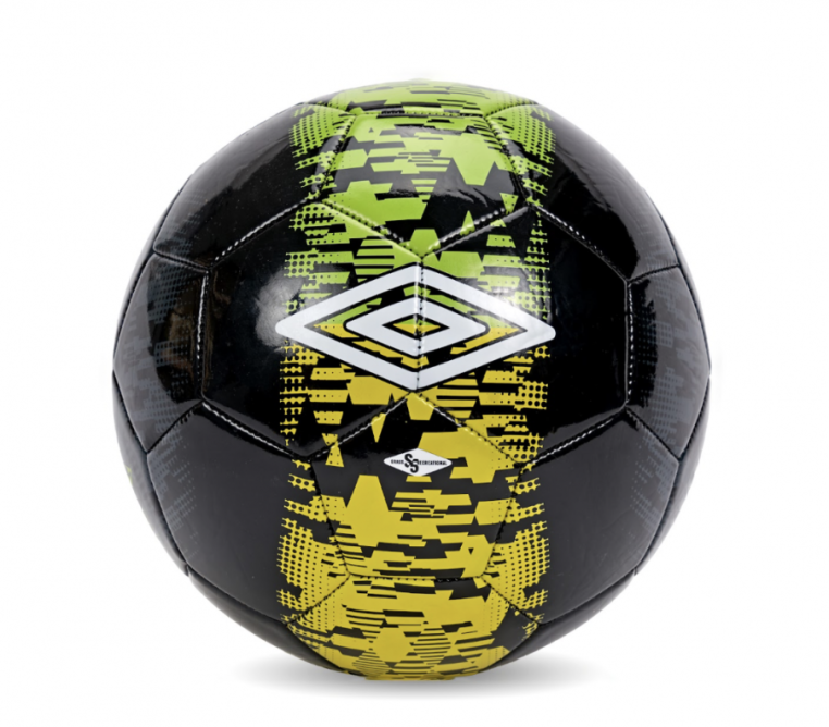 Balón de Fútbol Umbro Formation Recreational Black / Green / Yellow