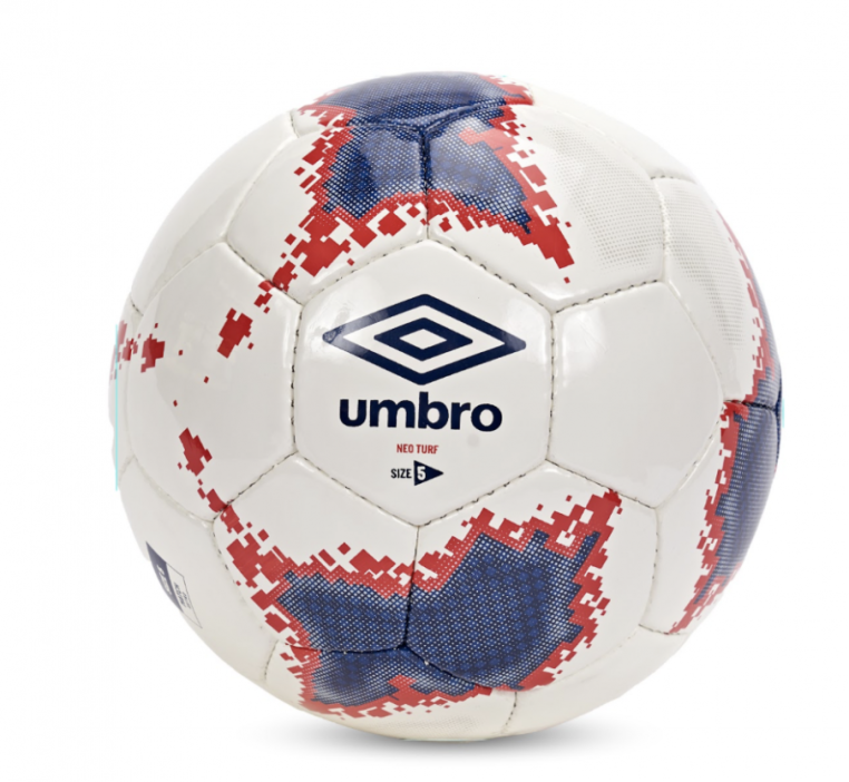 Balón de Fútbol Umbro Neo Turf White / Estate Blue / Red