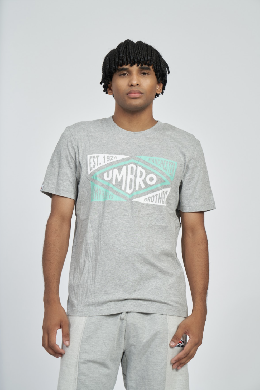 Camiseta Umbro Origins Tee Grey Marl