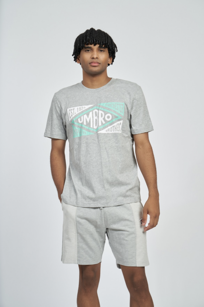 Camiseta Umbro Origins Tee Grey Marl
