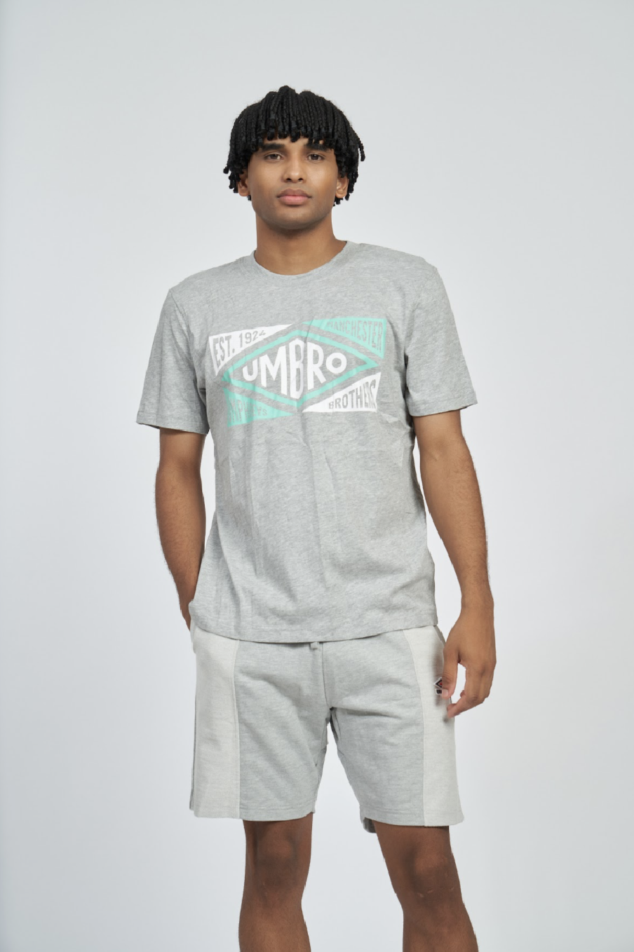 Camiseta Umbro Origins Tee Grey Marl