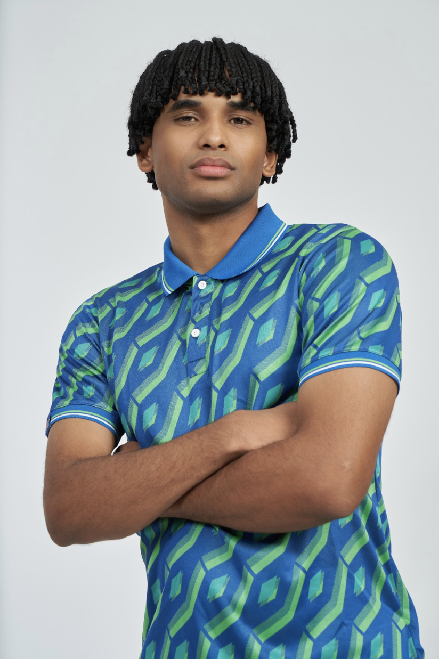 Polo Umbro Jacquard Shirt Quetzal Green Multi