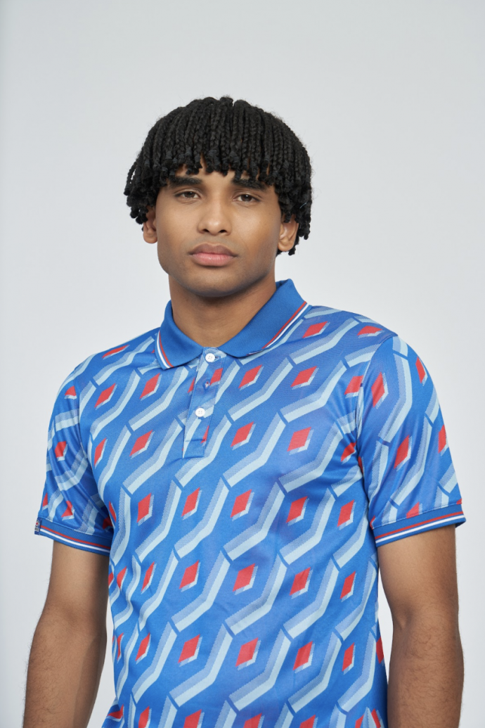 Polo Umbro Jacquard Shirt Regal Blue...