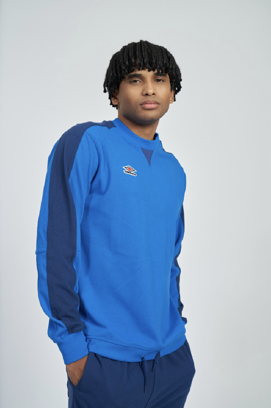 Sudadera Umbro Panelled Regal Blue / Estate Blue