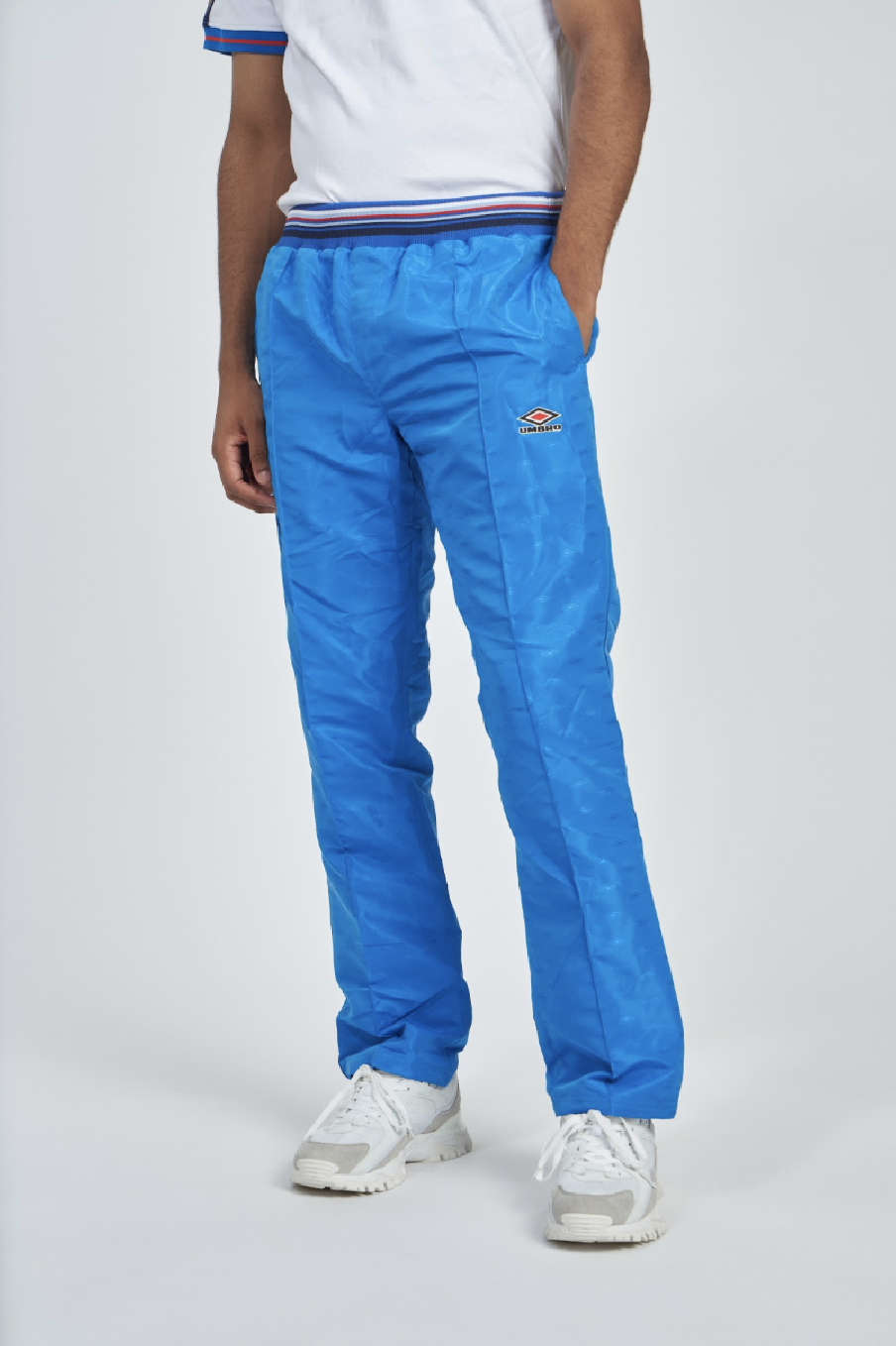 Pantalón Umbro Monogram Straight Leg Track Pant Regal Blue