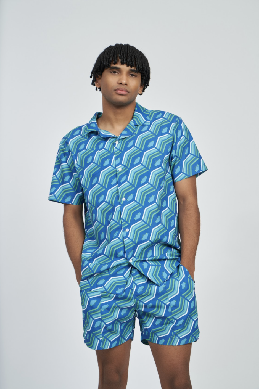 Camisa Umbro  Cabana Printed Quetzal Green Multi
