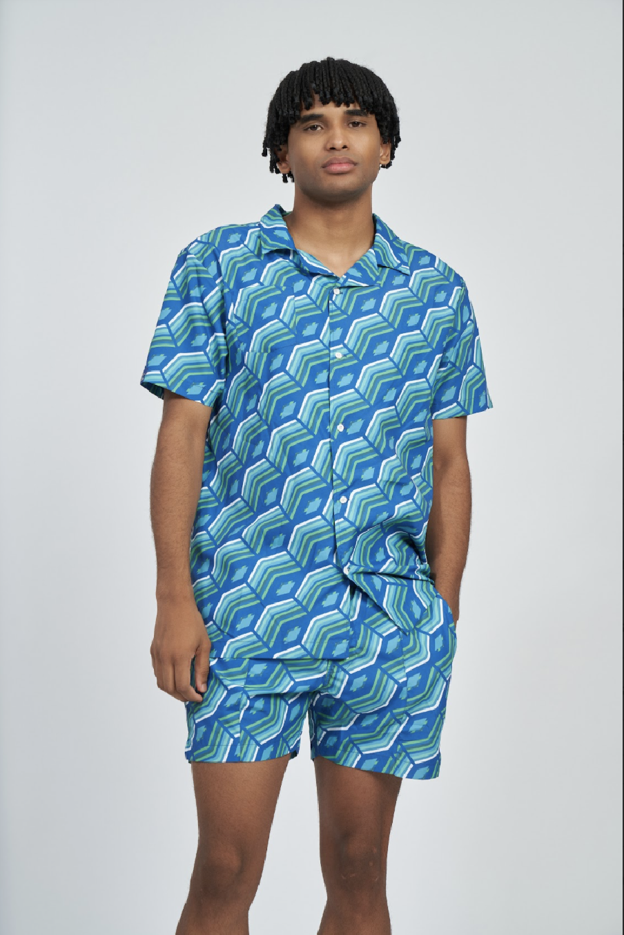 Camisa Umbro  Cabana Printed Quetzal Green Multi