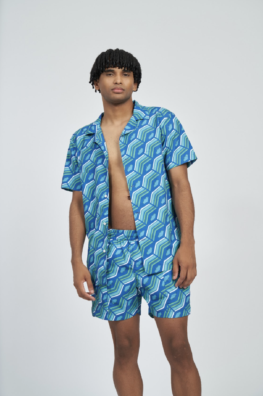 Camisa Umbro  Cabana Printed Quetzal Green Multi