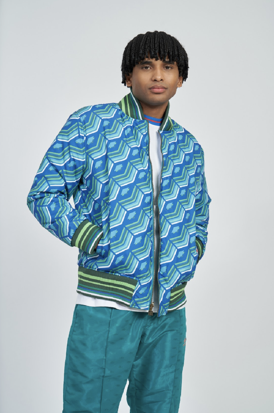 Chaqueta Umbro Reversible Ramsey Quetzal Green / Multi