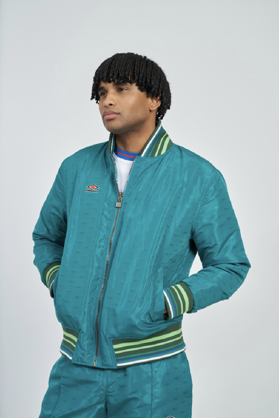 Chaqueta Umbro Reversible Ramsey Quetzal Green / Multi