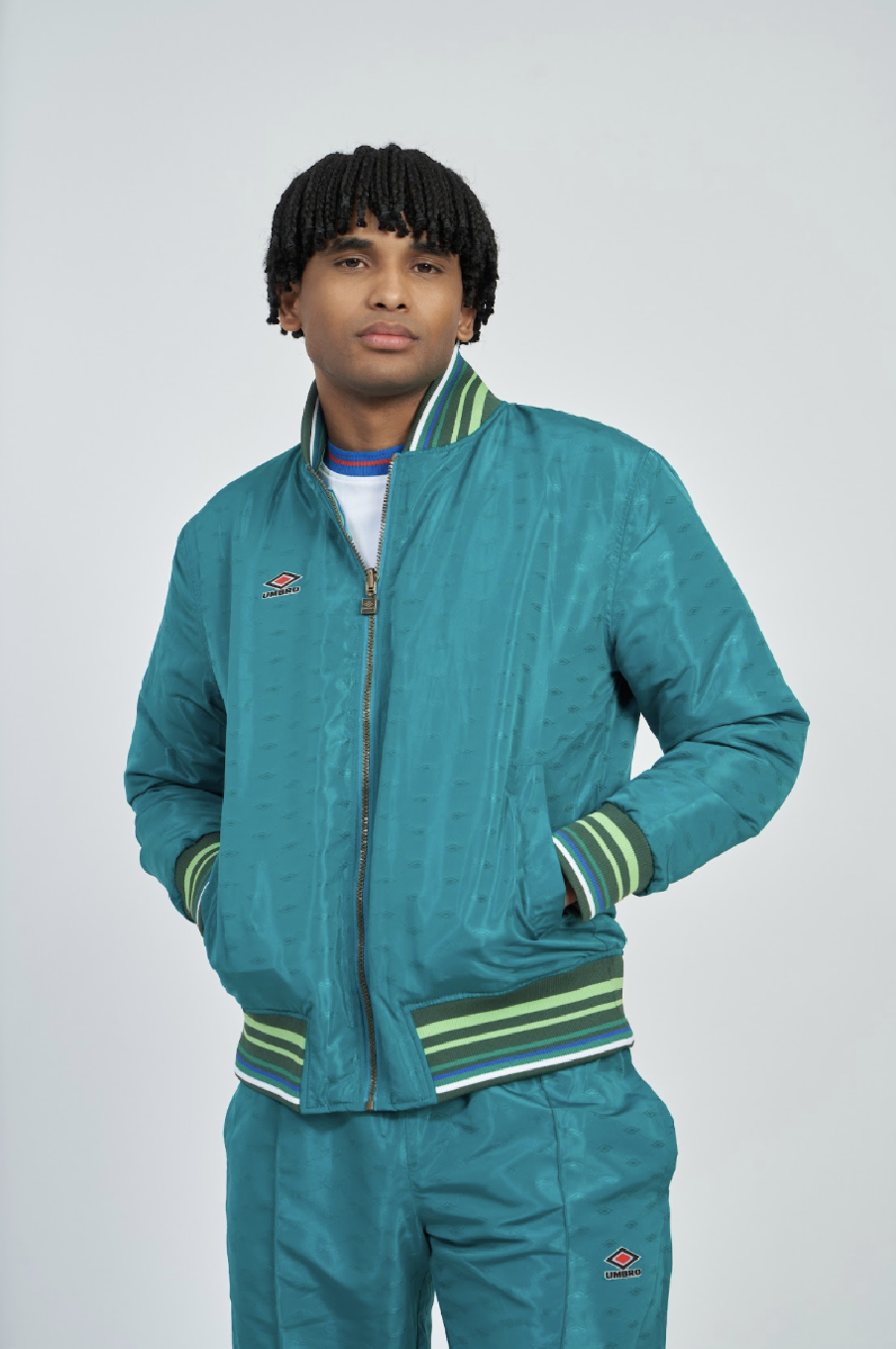 Chaqueta Umbro Reversible Ramsey Quetzal Green / Multi