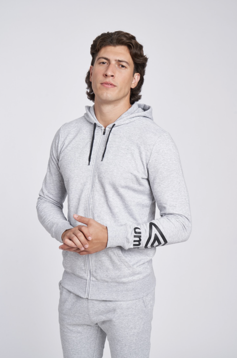 JAQUETA UMBRO FW TERRACE ZIP HOODIE CINZA