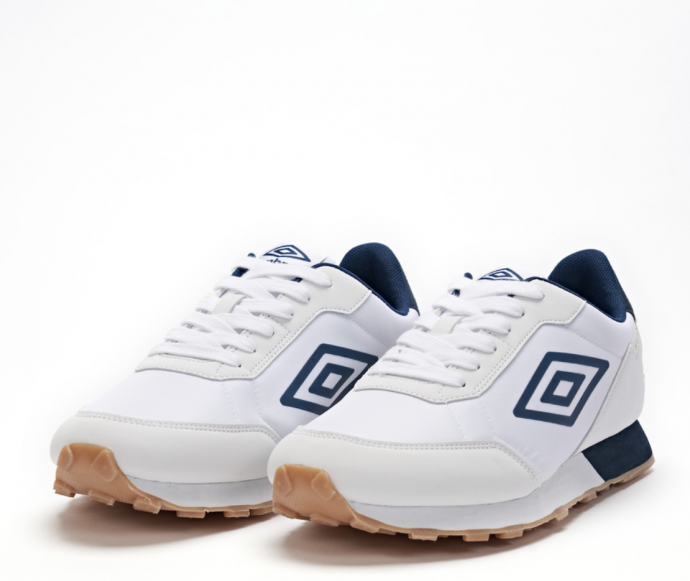 Umbro Addison White / Mid Navy Sneaker