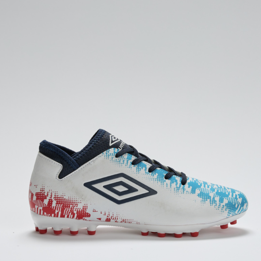 copy of Umbro Cypher AG Football Boot - JUNIOR - Black / White / Vermillion