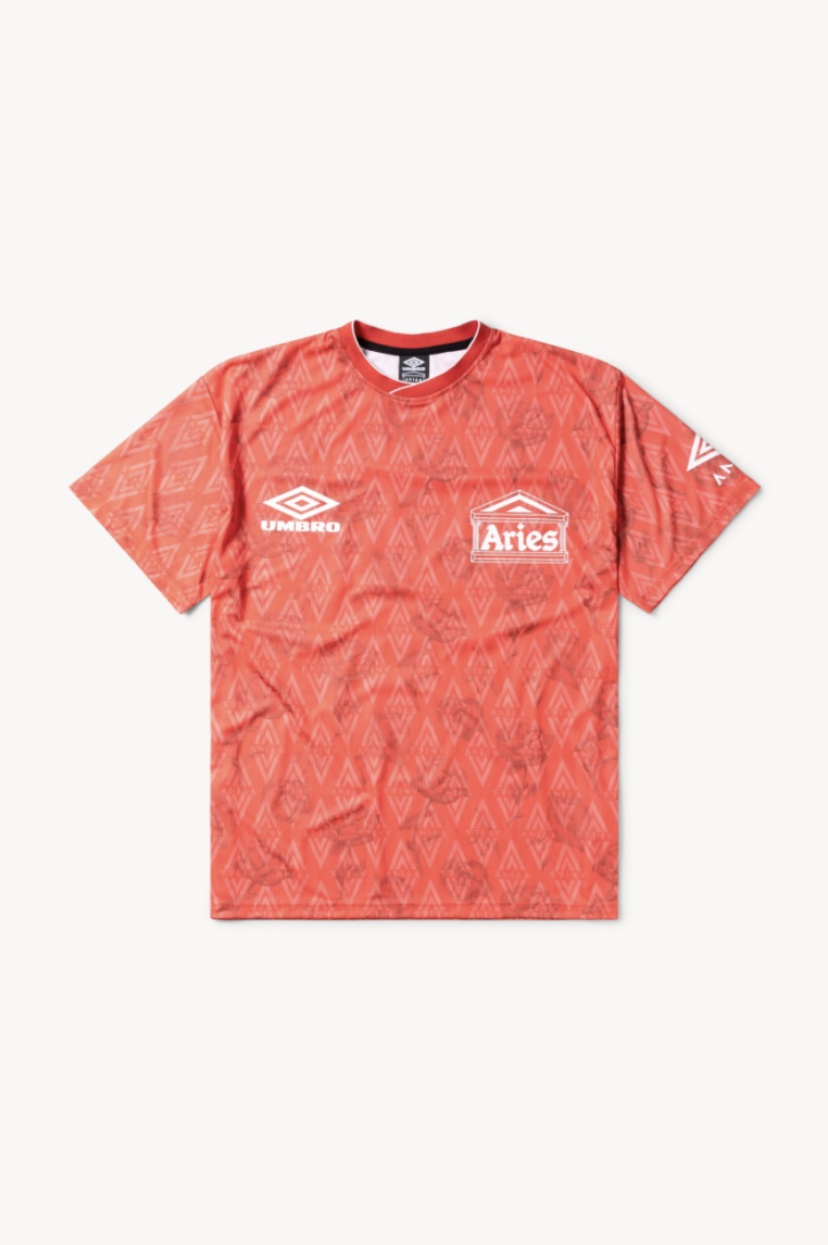 T-shirt Aries x Umbro Red Roses SS Football Jersey Aries x Umbro