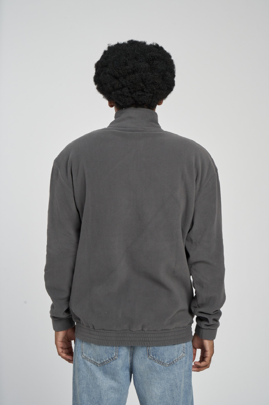 SUDADERA POLAR UMBRO PANELLED QUARTER ZIP IRON GATE / BLACK