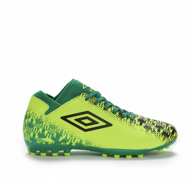 BOTA DE FÚTBOL UMBRO FORMATION AG - JUNIOR - YELLOW / GREEN