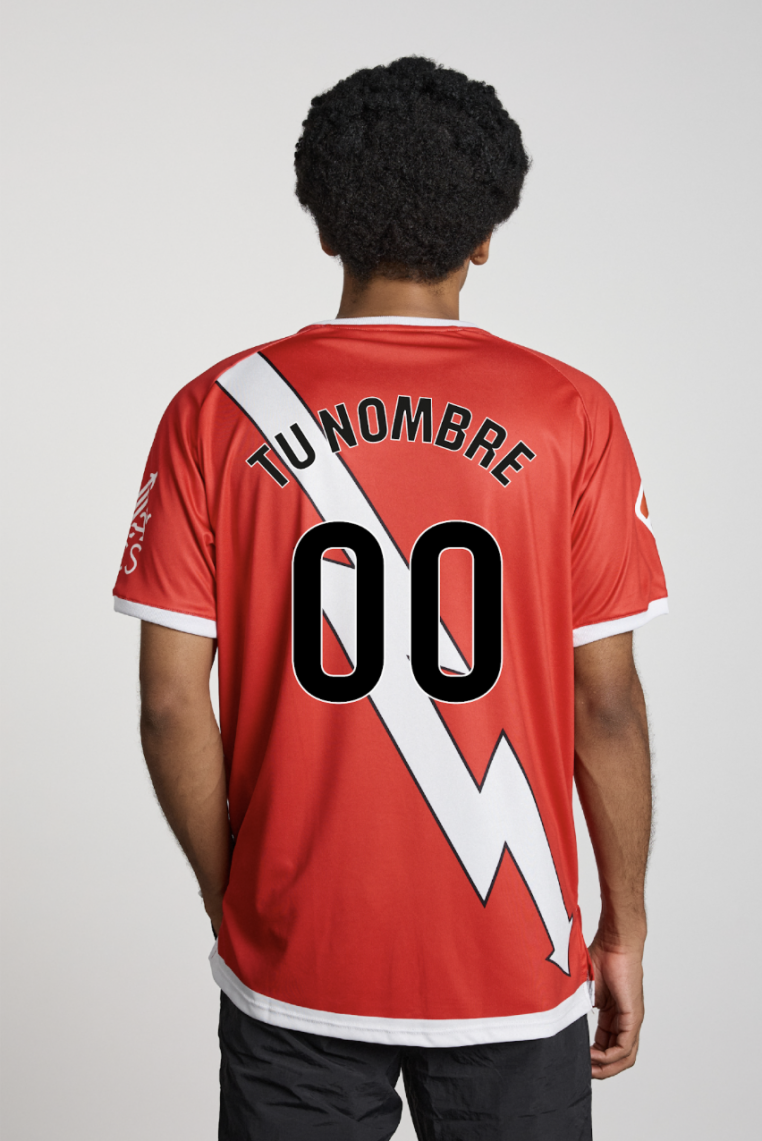 UMBRO RAYO VALLECANO AWAY 24-25 JERSEY NOMBRE+DORSAL