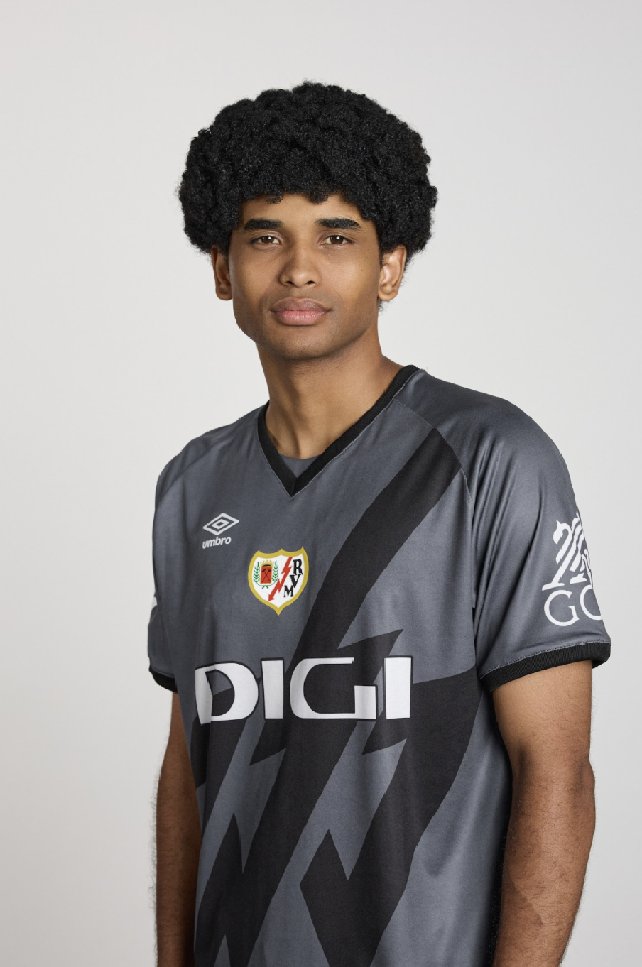 UMBRO RAYO VALLECANO THIRD 24-25 JERSEY NOMBRE+DORSAL