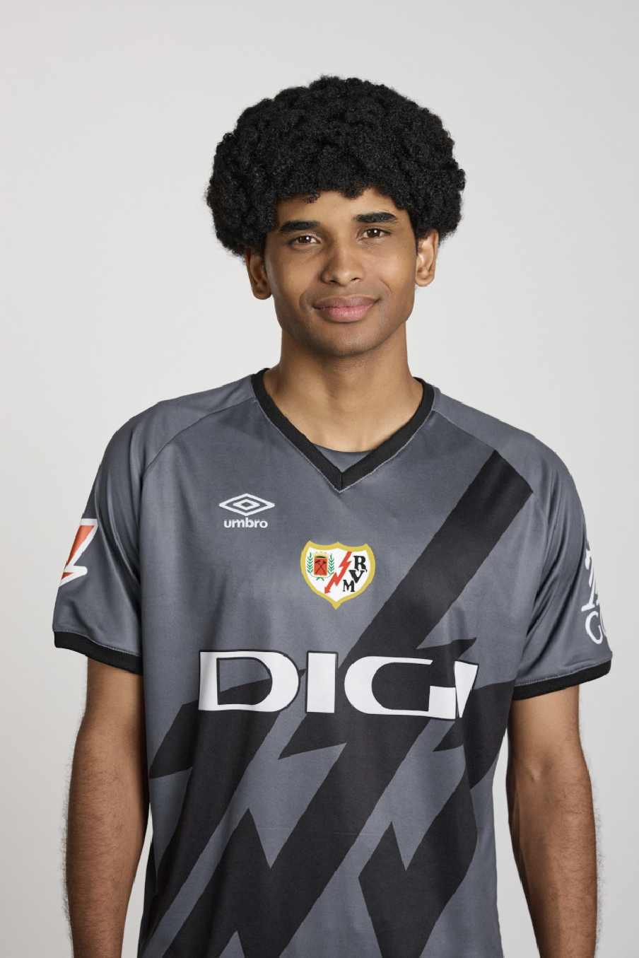 UMBRO RAYO VALLECANO THIRD 24-25 JERSEY NOMBRE+DORSAL
