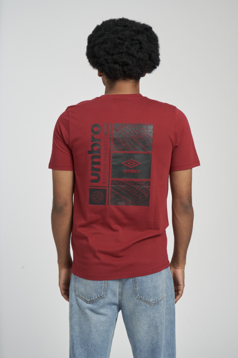 Camiseta Umbro Stadium Graphic Tee Tibetan Red