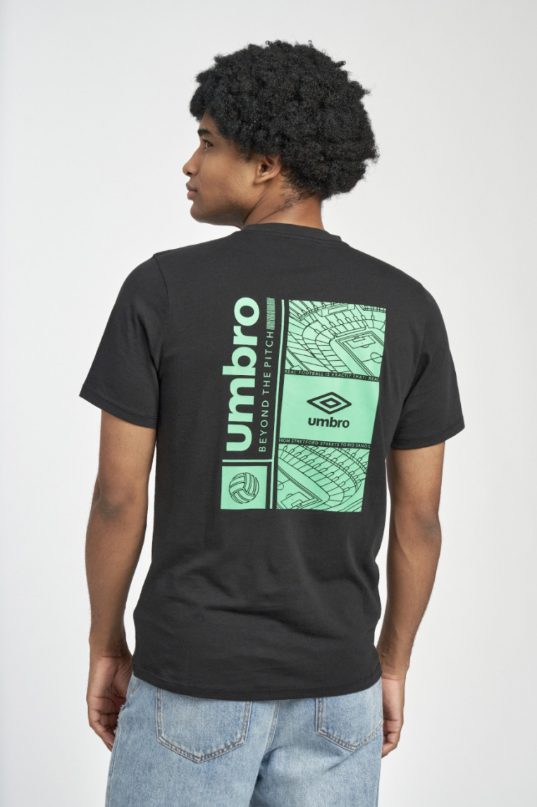 Camiseta Umbro Stadium Graphic Tee Black