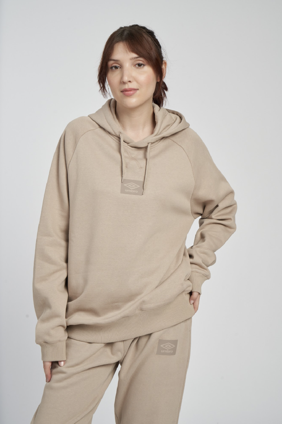 Sudadera Umbro Relaxed Hoodie SIMPLY TAUPE