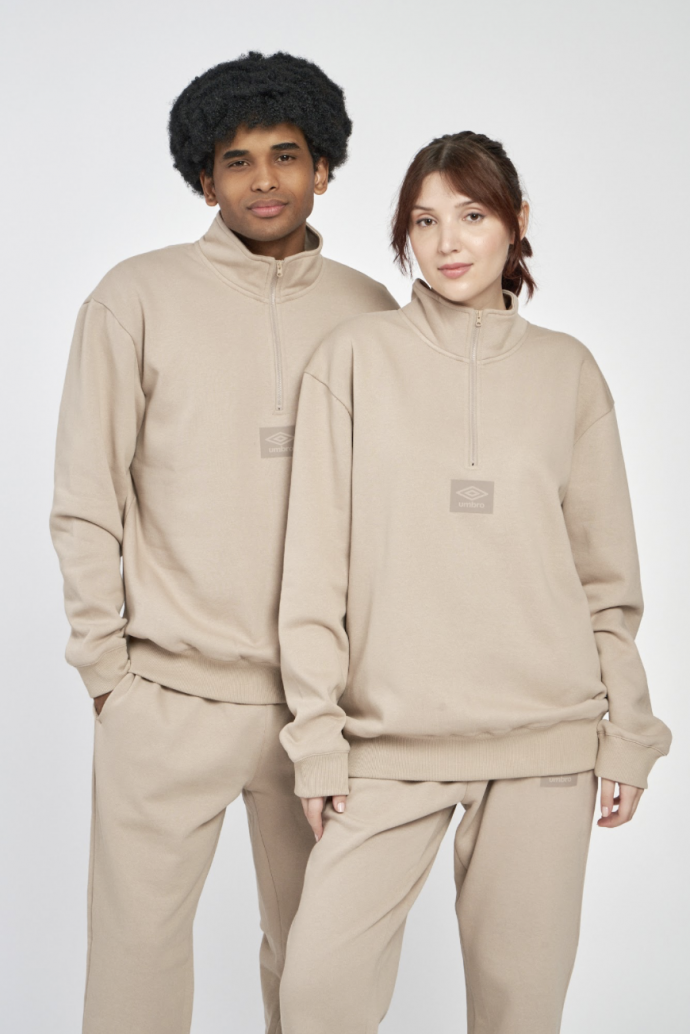 SUDADERA UMBRO RLXD ¼ ZIP FLEECE...