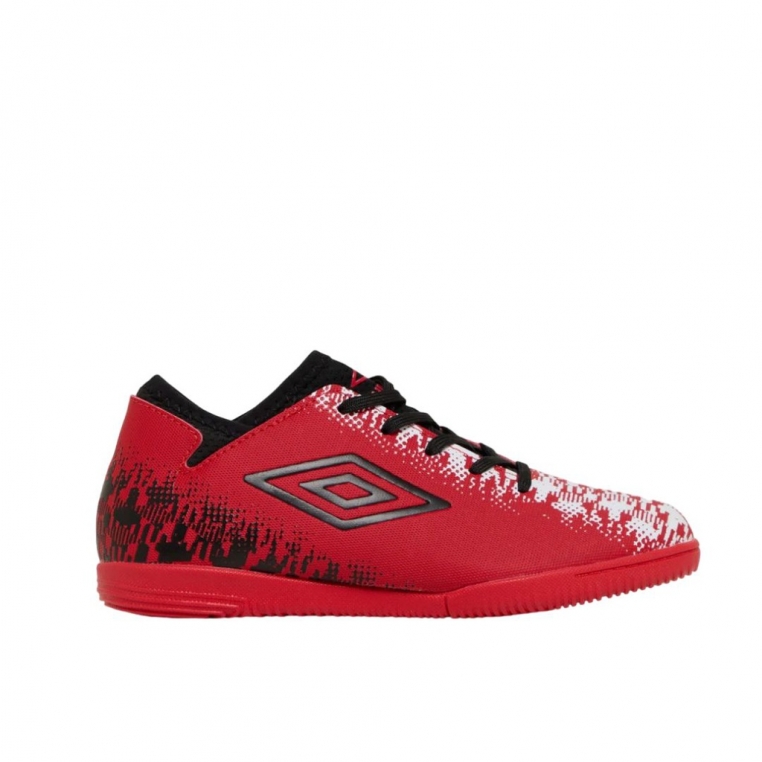 Zapatilla de Fútbol Sala FORMATION IC - JUNIOR - RED / BLACK