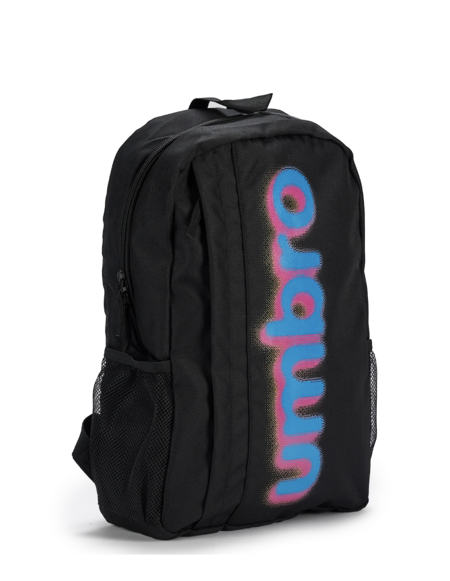 Mochila Umbro Stratus Backpack Black / Atomic Blue / Multi