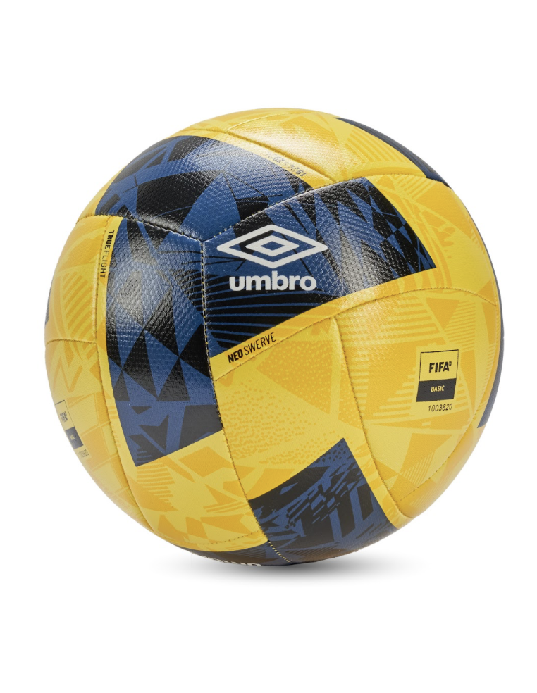 Balón de Fútbol Umbro Neo Swerve Blazing Yellow / White / Poseidon