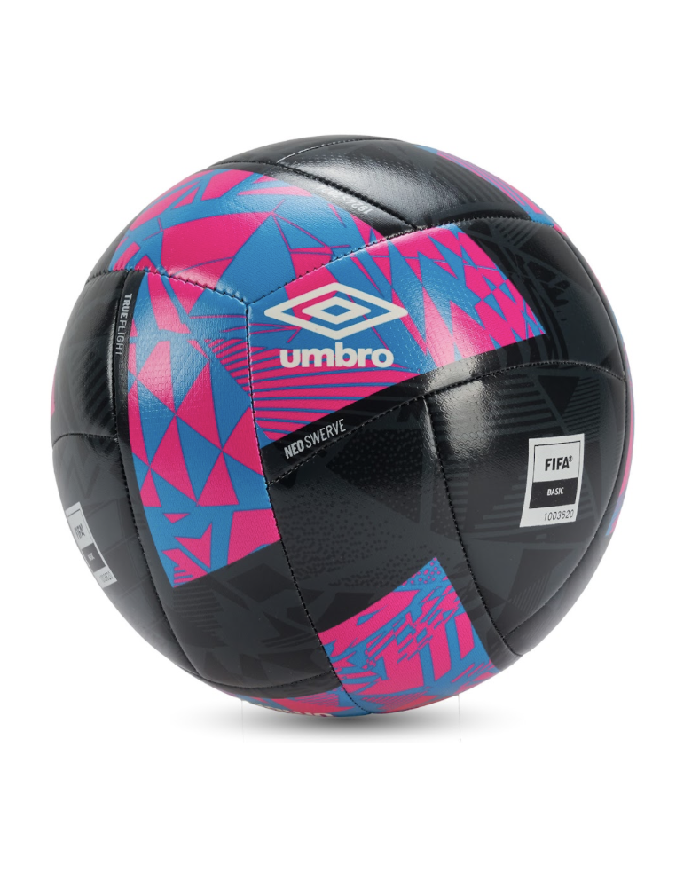 Balón de Fútbol Umbro Neo Swerve Carbon / Pink Glo / Atomic Blue