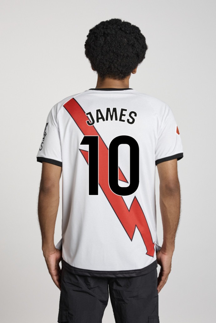 DORSAL "JAMES" UMBRO RAYO VALLECANO...
