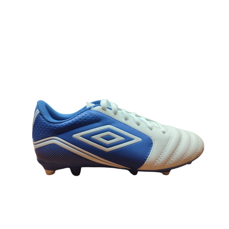 BOTA DE FÚTBOL UMBRO CLASSICO XII FG - JNR - BLUE / WHITE