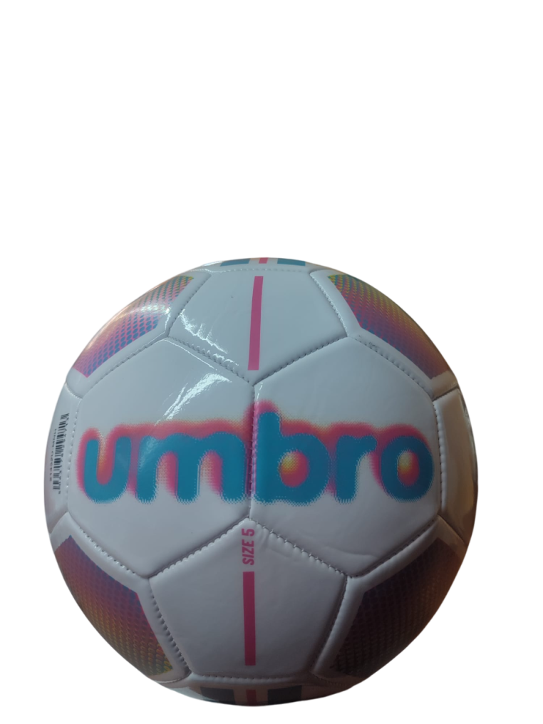 Balón de Fútbol Umbro Stratus White / Atomic Blue / Multi