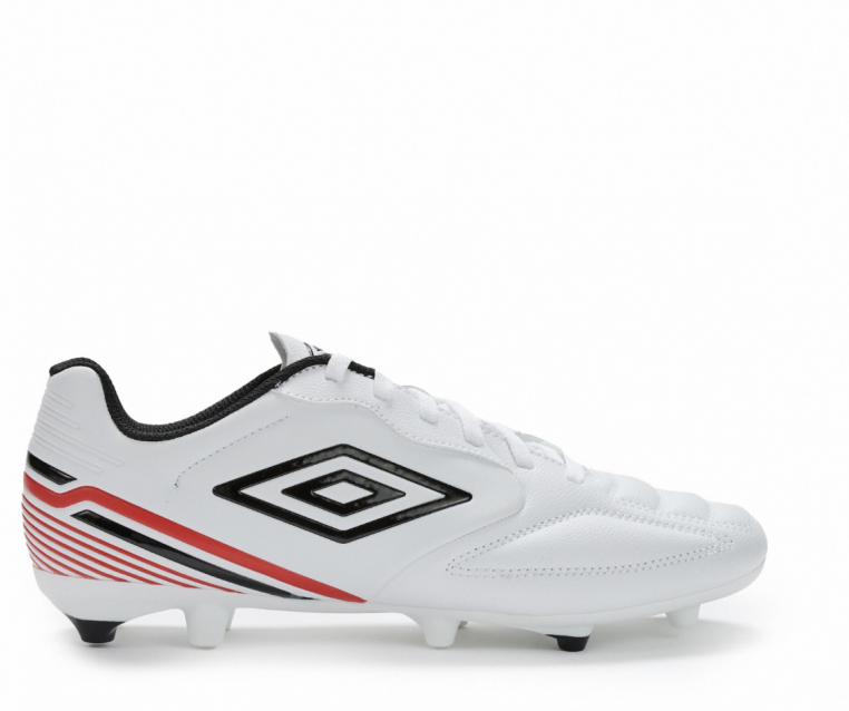 Bota de Fútbol Umbro Classico XIII FG White / Fire Whirl