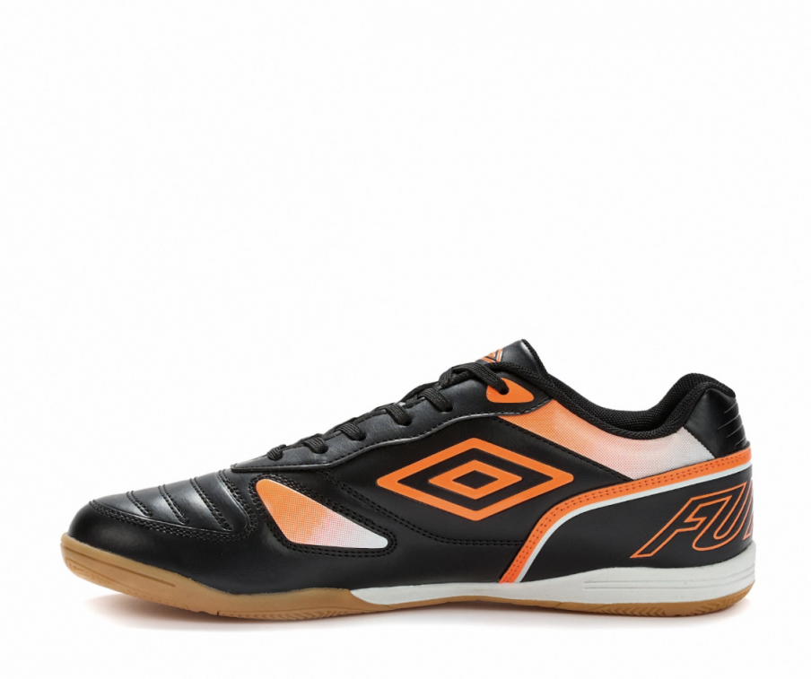 Umbro Sala CTRL Black / Shocking Orange / White Indoor Football Boot