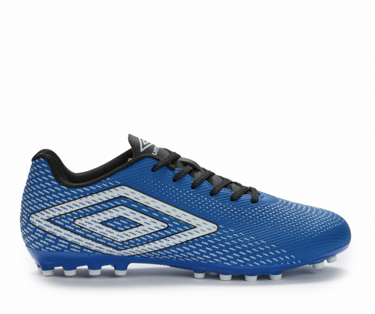 Umbro Aurora II AG Fußballschuh - Junior - Klassisch Blau / Weiß / Schwarz / Silber