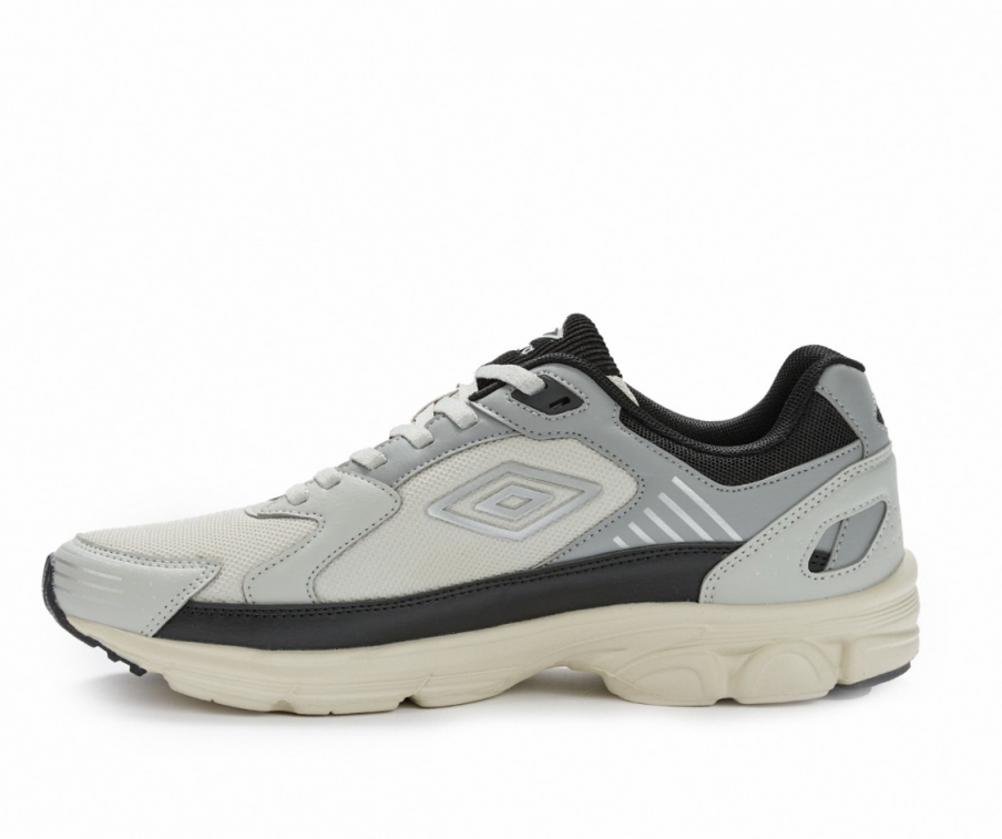 Umbro Orell II High Rise Sneaker / Silver / Griffin / Black