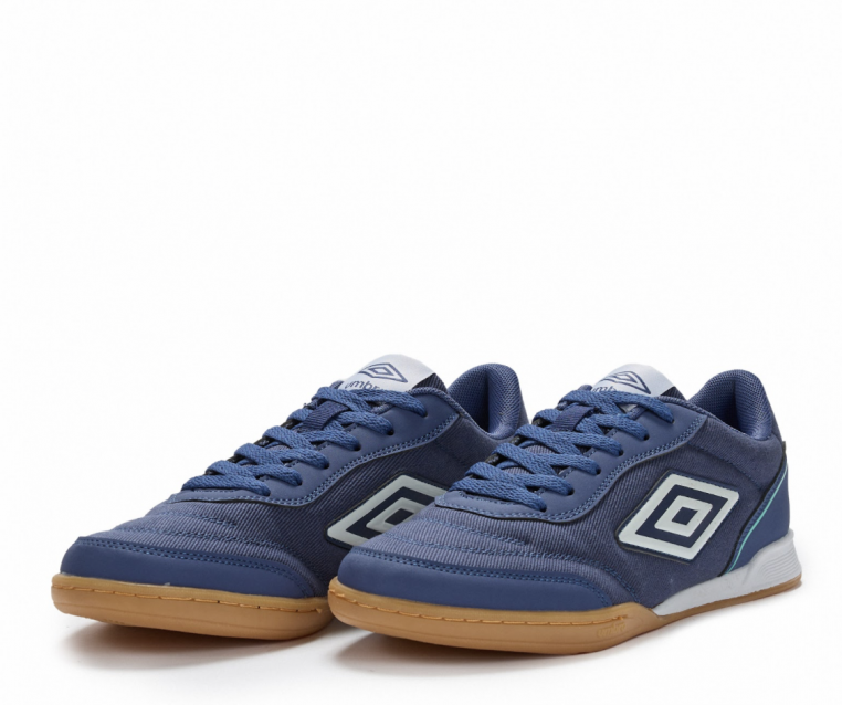 Chuteira de Futsal Umbro Sala Street III Azul Skipper / Branco / Azul Piscina